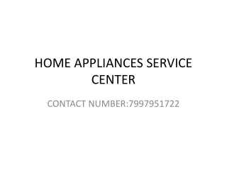 home appliances service center