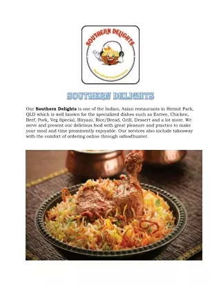 our southern delights is one of the indian asian