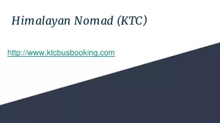 himalayan nomad ktc