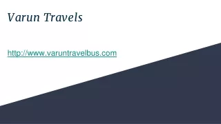varun travels