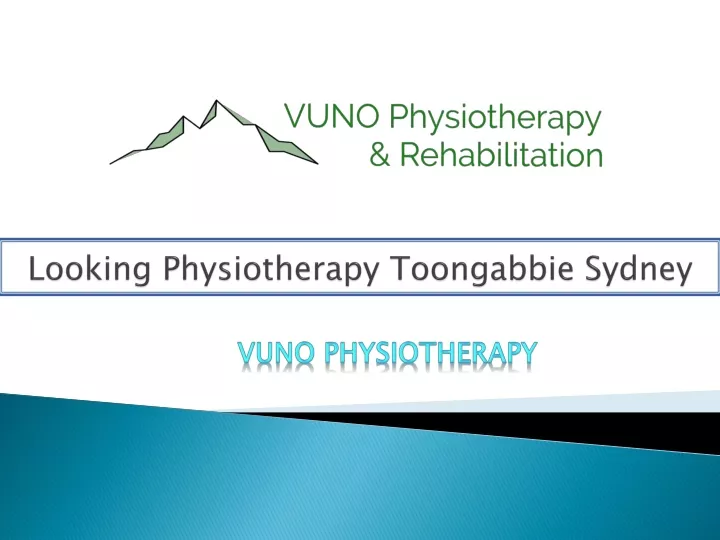 looking physiotherapy toongabbie sydney