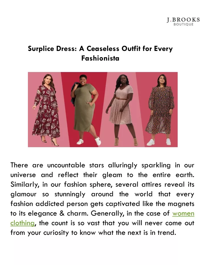 surplice dress a ceaseless outfit for every