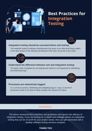 best practices for integration testing