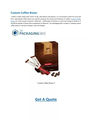 custom coffee boxes coffee is often linked with