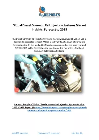 global diesel common rail injection systems
