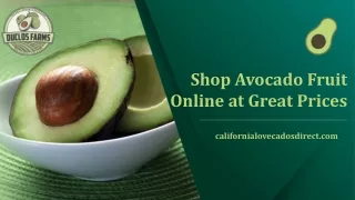 Shop Avocado Fruit Online