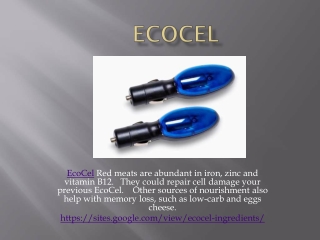 ecocel red meats are abundant in iron zinc