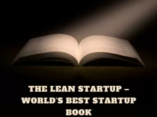 The Lean Startup - World's Best Startup Book