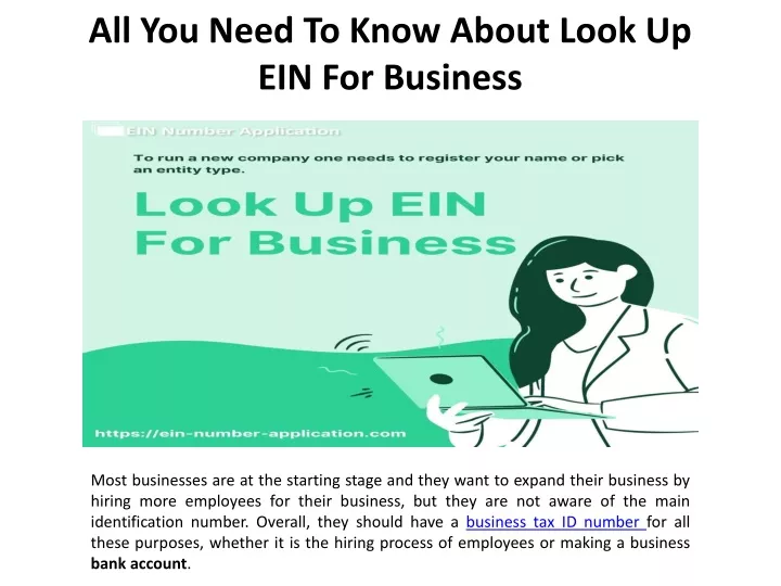 all you need to know about look up ein for business
