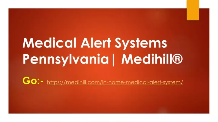 medical alert systems pennsylvania medihill