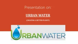 Urban Water - Flood Risk Assessment
