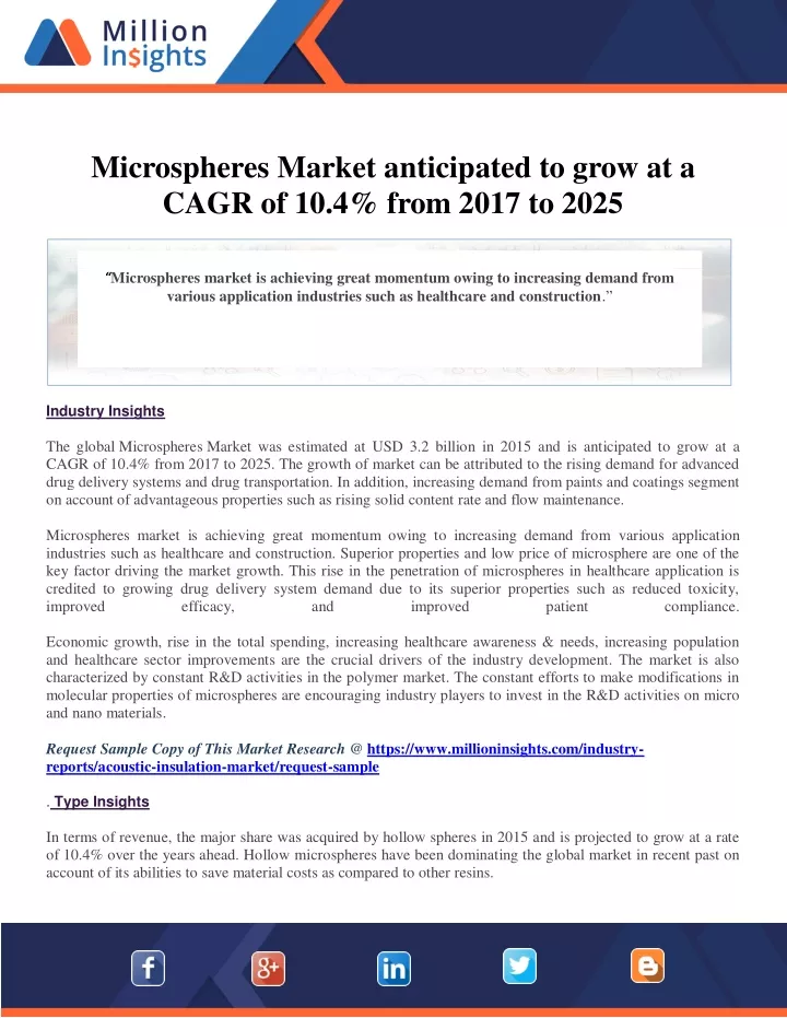 microspheres market anticipated to grow at a cagr