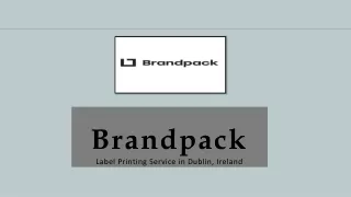 brandpack label printing service in dublin ireland