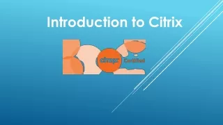 introduction to citrix