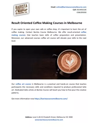 email online@baristacoursemelbourne com