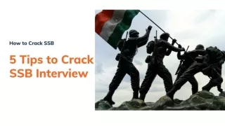 5 Tips to Crack SSB Interview - Ujjwal Chugh