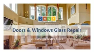 Commercial Glass Repair in Virginia | Door & Windows Glass Repair