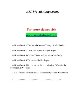 ajs 544 all assignments