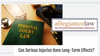 Can Serious Injuries Have Long-term Effects?