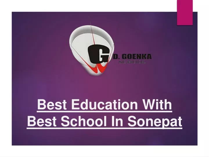 best education with best school in sonepat