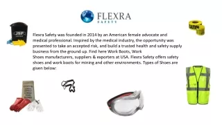 Buy Safety Boots and Shoes | Flexra Safety