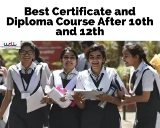 Best Trending Certificate and Diploma Course After 10th and 12th