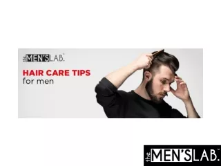 5 Hair Care Tips for Men