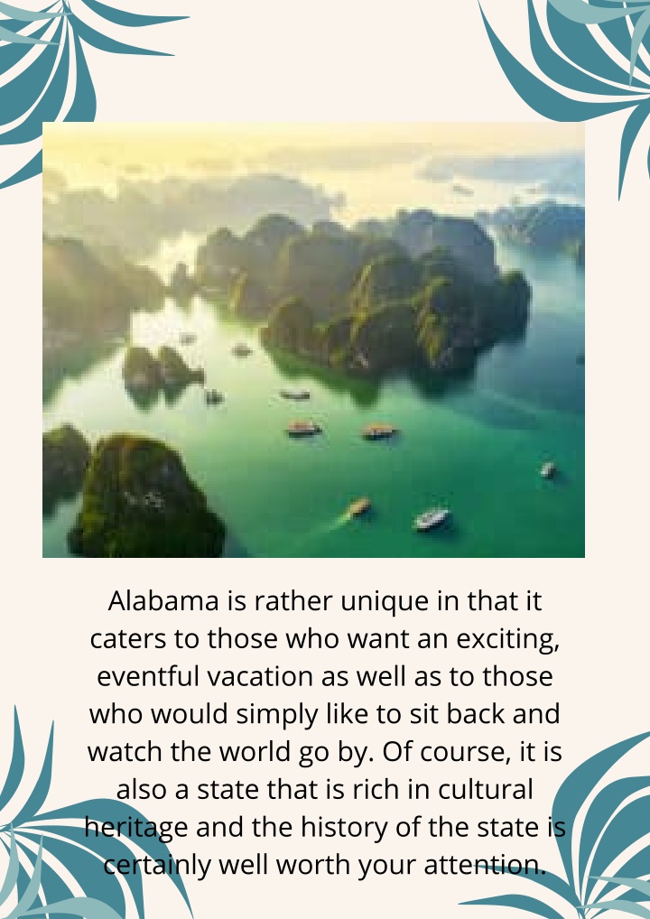 alabama is rather unique in that it caters