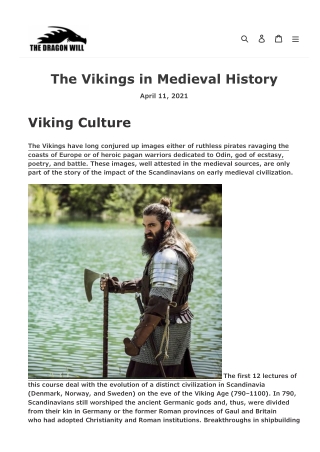 The Vikings in Medieval History
