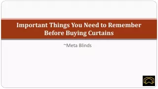 Important Things You Need to Remember Before Buying