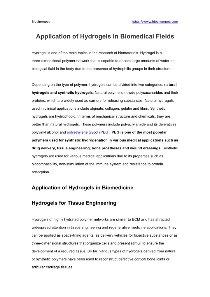 biochempeg