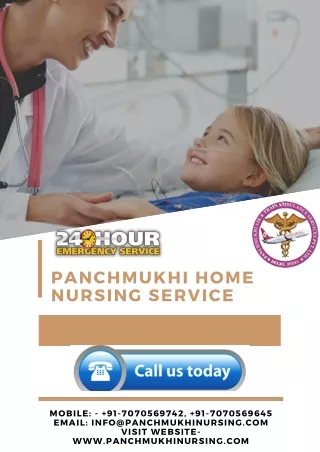 Book Low Budget Patient Care by Panchmukhi Home Nursing Service In Bhagalpur with All Modern Support