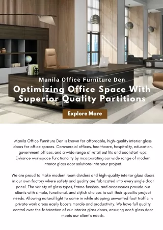 manila office furniture den