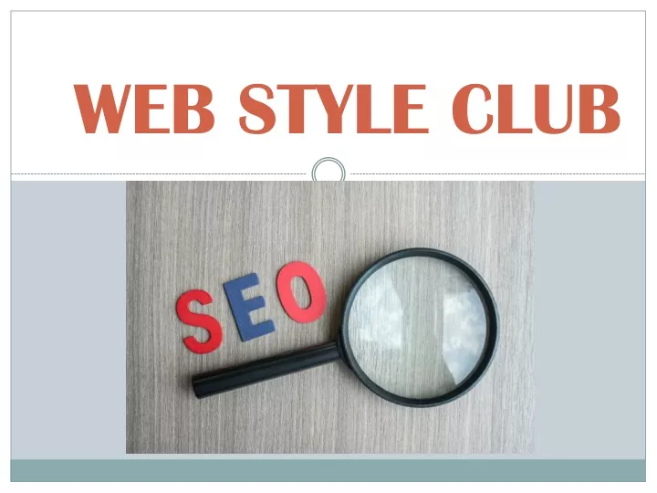 web style club