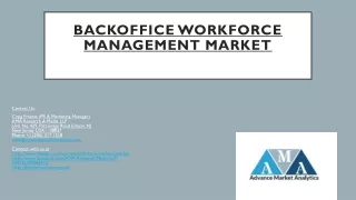 backoffice workforce management market