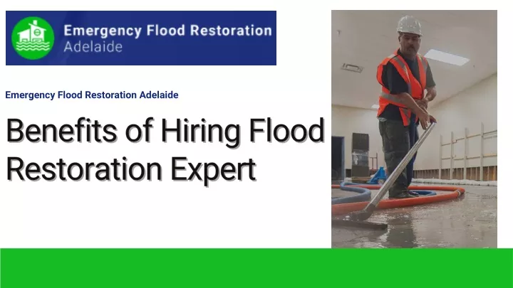 emergency flood restoration adelaide