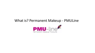 What is? Permanent Makeup - PMULine