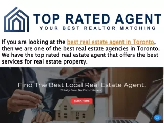 if you are looking at the best real estate agent