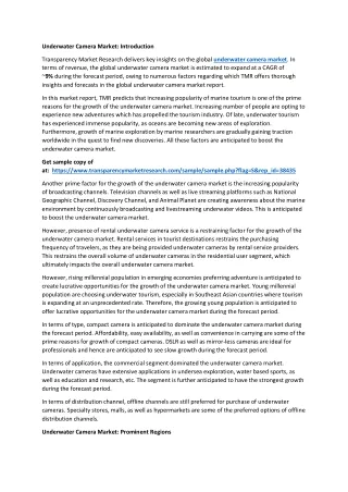 underwater camera market introduction