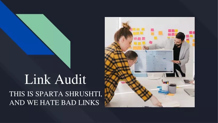 link audit this is sparta shrushti and we hate