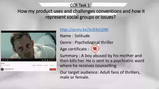 CCR task 1