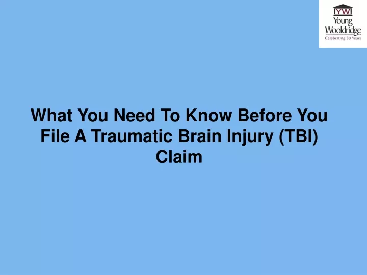 what you need to know before you file a traumatic