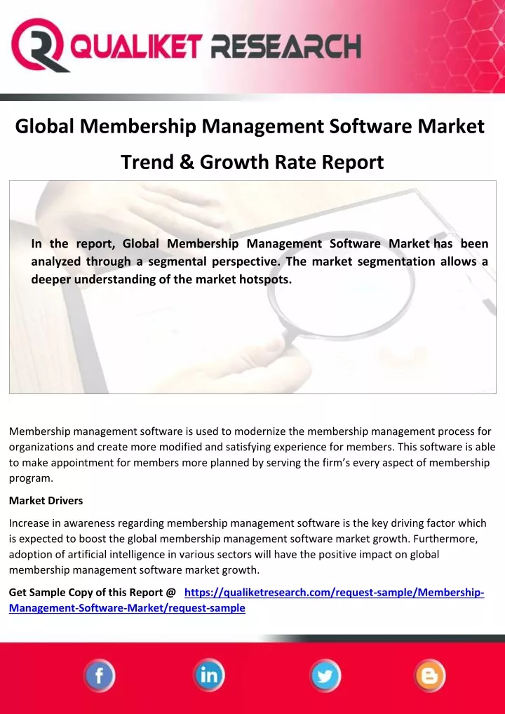 global membership management software market