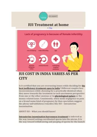 iui treatment at home blog