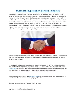 business registration service in russia