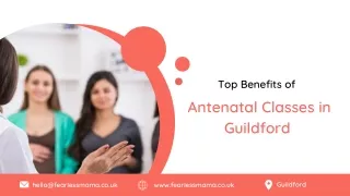 Top Benefits of Antenatal Classes in Guildford