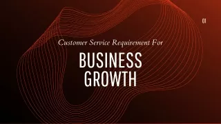 Customer Service Requirement For Business Growth