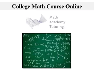 college math course online