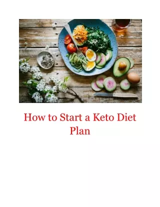 How to Start a Keto Diet Plan