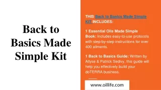 Back to Basics Made Simple Kit